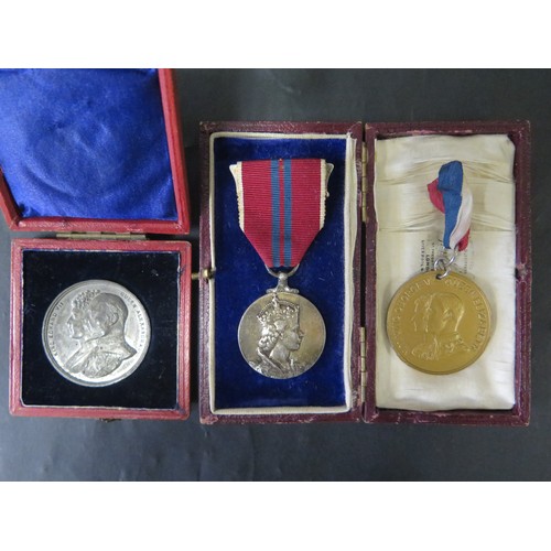 572 - Three Edward VII and later Coronation Medals