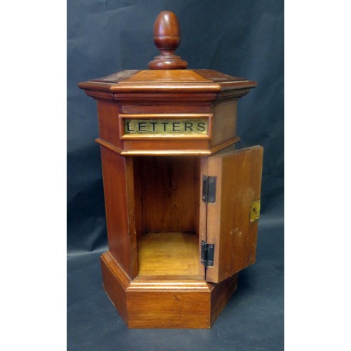 408a - A Decorative Wooden Post Box, 47cmcm Height