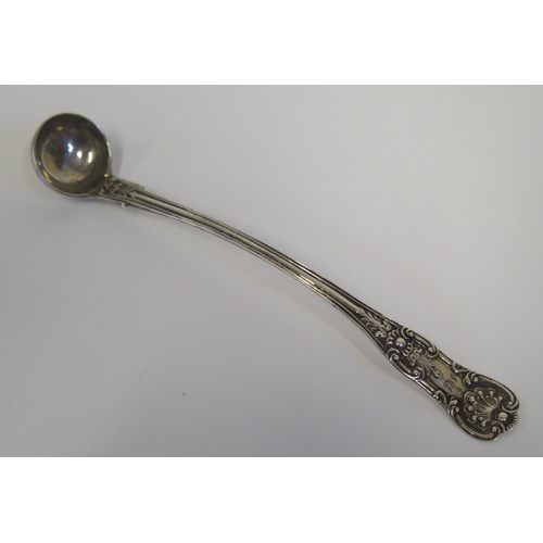 81 - A Small Scottish Victorian Silver Mustard Ladle, Glasgow 1848, John Murray or John Muir, 14.5cm long... 