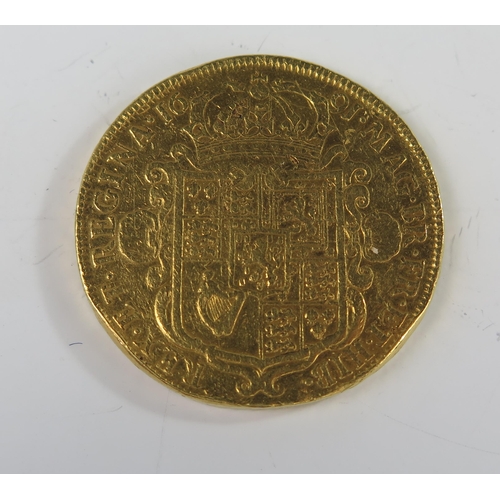 209 - England William and Mary 1691 Gold 5 Guinea Coin, 37mm, Overall fine but with edge knocks, Reference... 