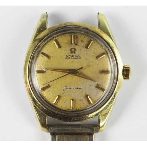 295 - A Gent's Omega Seamaster Ref: 2975 Gold Plated Automatic Wristwatch, 35mm case back stamped 2975-1SC... 