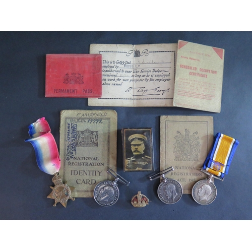 410 - Three WWI British War Medals (1914-18) awarded to 240973 PTE. L.R. MAXWELL. L'POOL. R., 13424 PTE. J... 