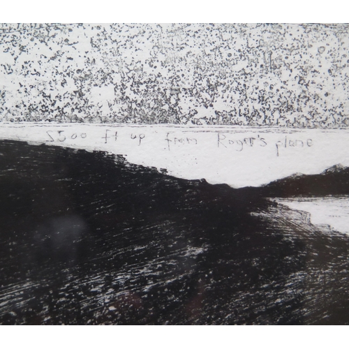 1004 - Kurt Jackson RWA, b. 1961, British Painter and Print maker, 'Cornish Estuary', Etching 4/20, Pencil ... 