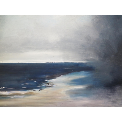 1006 - Nigel Kingston, Contempary British Artist, Seascape, Acrylic on Canvas, signed, 127 x 152cm