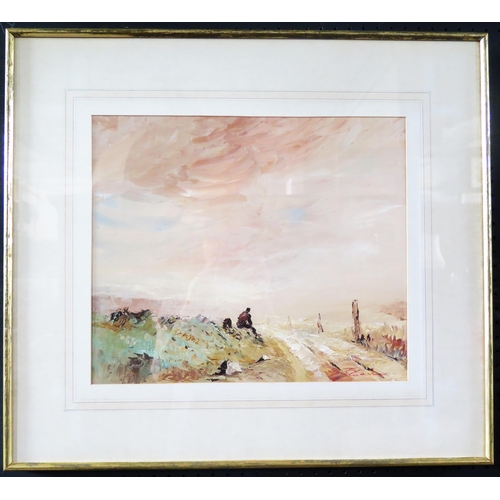 1038 - Ronald A Suter, C20th Artist, Having a Rest, Oil on Board, Signed, 40 x 34cm, F & G