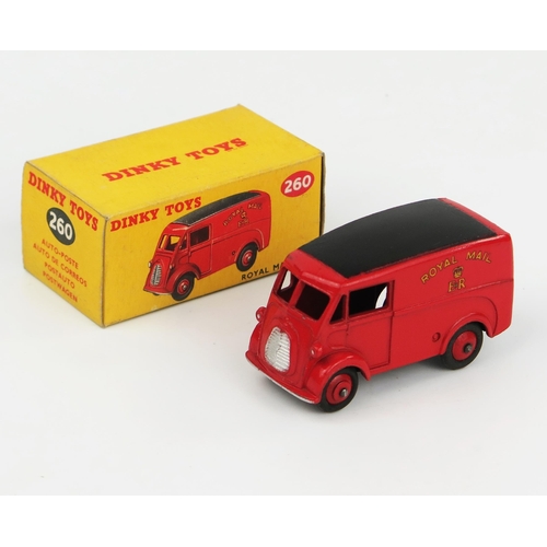 2112 - A Dinky Toys 260 Royal Mail Van (Morris J). Near mint+ in near mint box