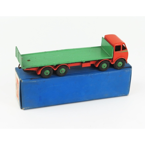 2152 - A Dinky Supertoys 503 Foden Flat Truck with Tailboard 1st Type Cab in unusual burnt orange with mid ... 