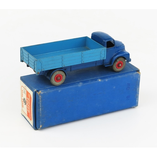 2192 - A Dinky Supertoys 532 Comet Wagon with Hinged Tailboard with dark blue cab and chassis, mid blue bac... 