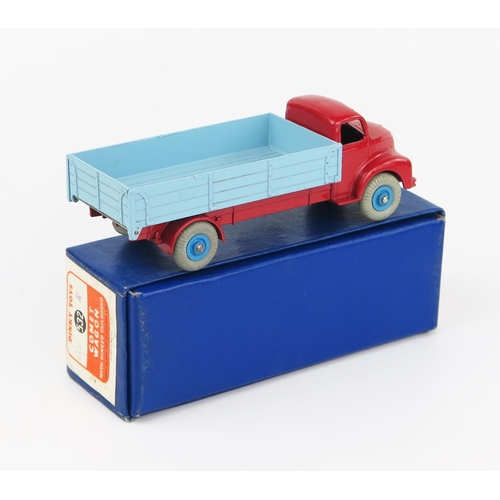 2193 - A Dinky Supertoys 532 Comet Wagon with Hinged Tailboard with red cab and chassis, pale blue back, mi... 