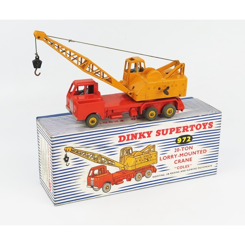 2223 - A Dinky Supertoys 972 20 Ton Lorry Mounted Crane 