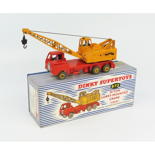 2224 - A Dinky Supertoys 972 20 Ton Lorry Mounted Crane 