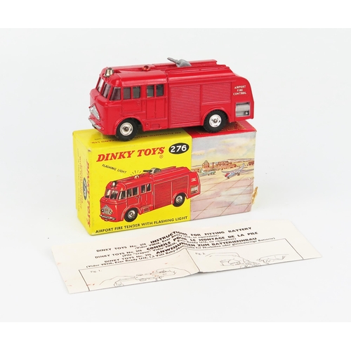 2236 - A Dinky Toys 276 Airport Fire Tender with Flashing Light 