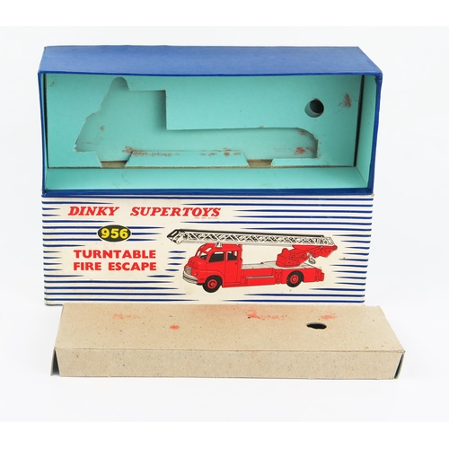 2241 - A Dinky Supertoys 956 Turntable Fire Escape (Bedford) in red with red hubs, silver deck and no windo... 