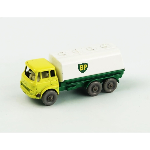 2481 - Matchbox Regular Wheels 25c Bedford TK BP Tanker - rare first issue with 45 tread grey plastic wheel... 