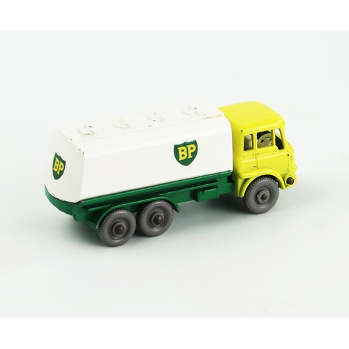 2481 - Matchbox Regular Wheels 25c Bedford TK BP Tanker - rare first issue with 45 tread grey plastic wheel... 