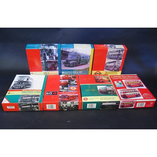 2517 - 7 EFE Exclusive First Editions 1:76 Scale Model Bus Sets (all different) Boxed