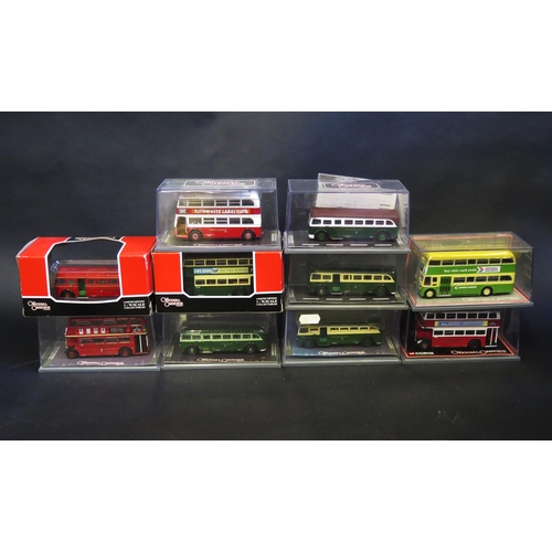 2519 - 10 Corgi Original Omnibus 1:76 Scale Model Buses including AEC, Leyland etc. (all different) Boxed