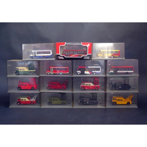 2530 - 6 Corgi Original Omnibus 1:76 Scale Model Optare and Mercedes Buses and 9 Corgi Classics Tower Truck... 