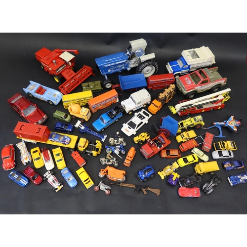 2546 - A Collection of Playworn Britains, Dinky, Corgi, Tri-ang, Hot Wheels etc.