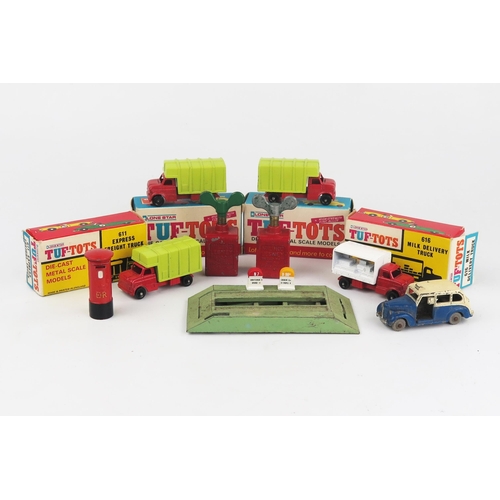 2551 - A Small Collection of Vintage Diecast including Lone Star Tuf-tots, Lesney Bait Presses, Dinky Dublo... 