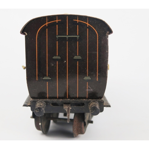 2564 - A Bing O Gauge Tinplate Guard's Coach 