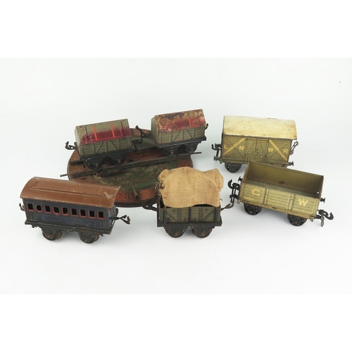 2565 - A Selection of Early O Gauge Rolling Stock etc. including Basset Lowke, Bing and GBN