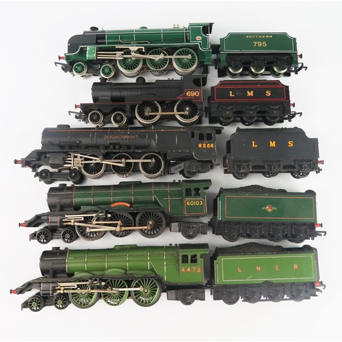 2570 - 5 Hornby Dublo, Hornby Railways and Tri-ang Hornby OO Gauge Locomotives and Tenders