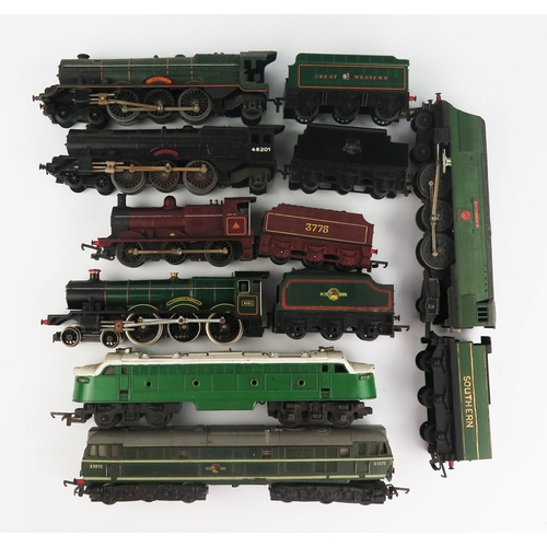 2572 - 7 Mainly Tri-ang OO Gauge Locomotives (some for spares)