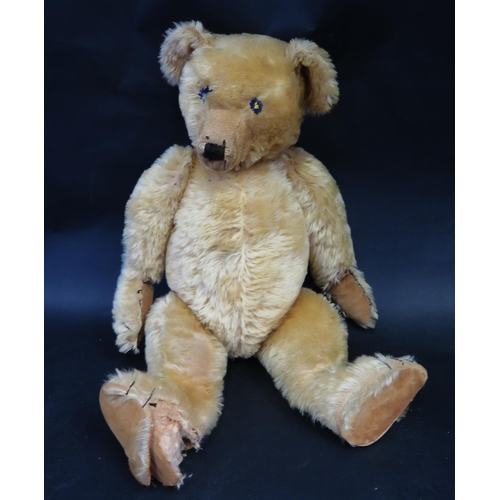 A Large Vintage Jointed Teddy Bear (56cm)