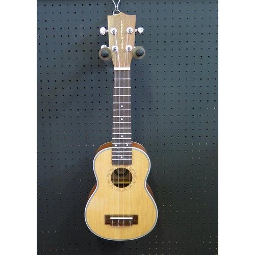 2652 - Excelsior SPR 21 Soprano Ukulele - spruce and mahogany, wide body - ex-shop stock in shipping box wi... 