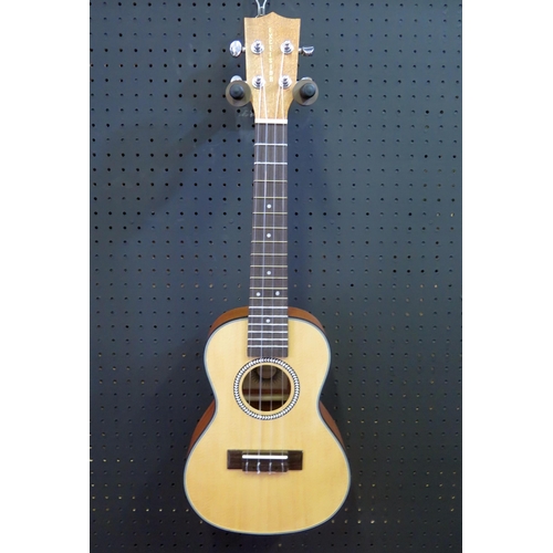 2657 - Excelsior SPR 23 Concert Parlour Ukulele - spruce and mahogany - ex-shop stock in shipping box with ... 