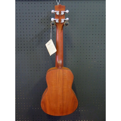 2659 - Excelsior KA-C Concert Ukulele - koa, abalone decoration - ex-shop stock in shipping box