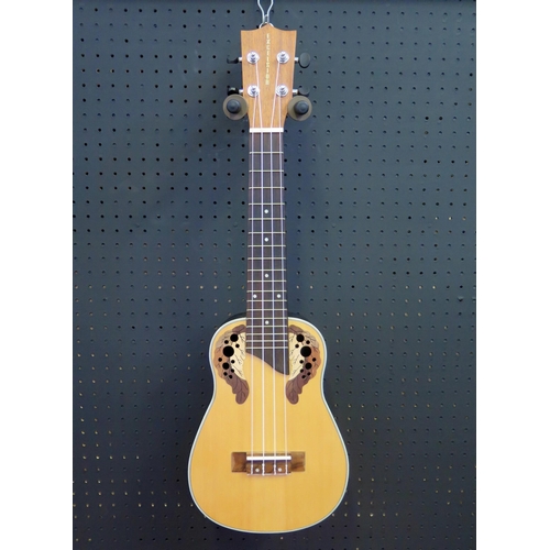 2665 - Excelsior OU24 Concert Ovation Style Ukulele - spruce, bowl backed - ex-shop stock in shipping box