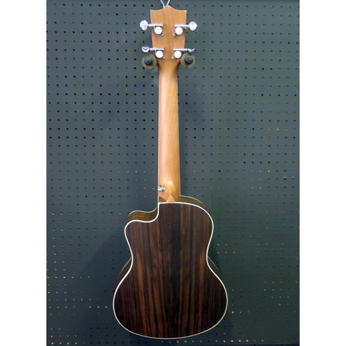 2673 - Excelsior GUT-500C Tenor Ukulele with cutaway - spruce, rosewood or similar - ex-shop stock in burgu... 