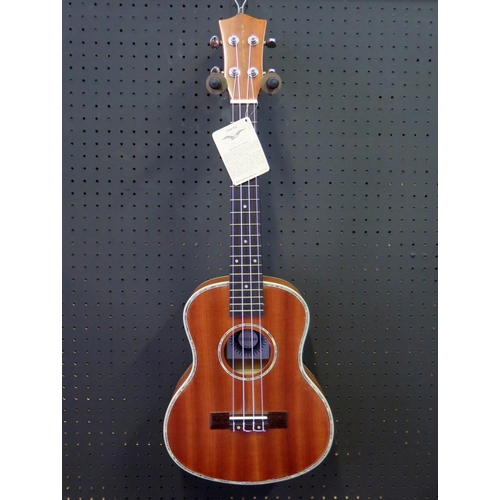 2675 - Excelsior SU26b Tenor Ukulele - mahogany, abalone decoration - ex-shop stock in shipping box with fa... 