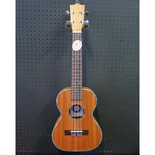 2676 - Excelsior SU26c Tenor Ukulele - sapele, abalone decoration - ex-shop stock in shipping box