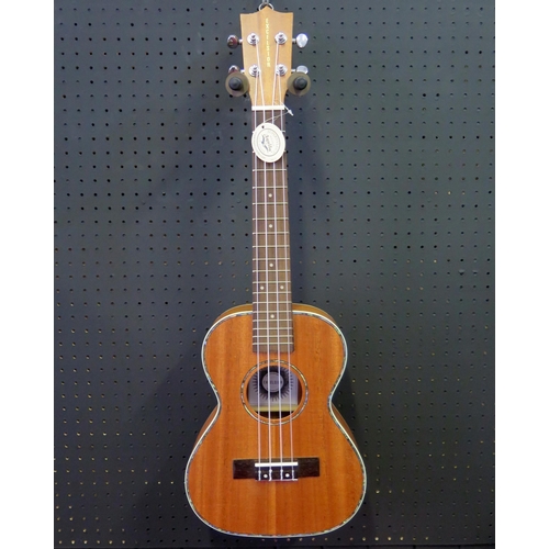 2677 - Excelsior SU26c Tenor Ukulele - sapele, abalone decoration - ex-shop stock in shipping box