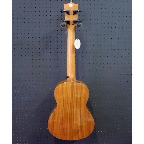 2678 - Excelsior DDS-27 Tenor Ukulele - koa, gloss finish, abalone sound hole decoration, elaborate binding... 