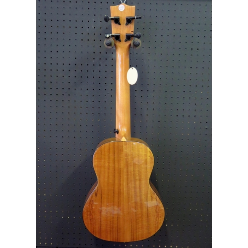 2679 - Excelsior DDS-27 Tenor Ukulele - koa, gloss finish, abalone sound hole decoration, elaborate binding... 