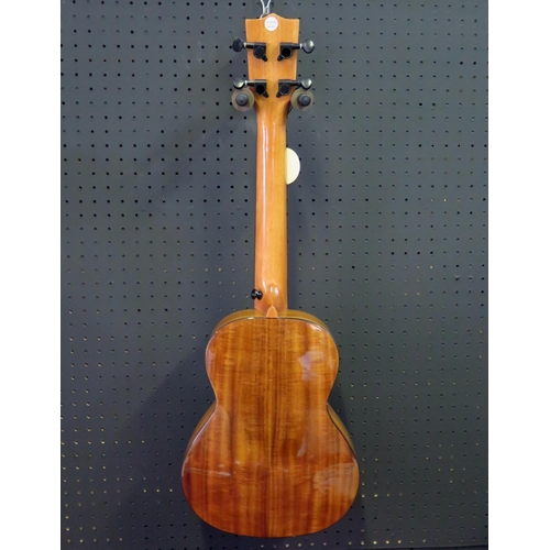 2680 - Excelsior DDS-27 Tenor Ukulele - koa, gloss finish, abalone sound hole decoration, elaborate binding... 