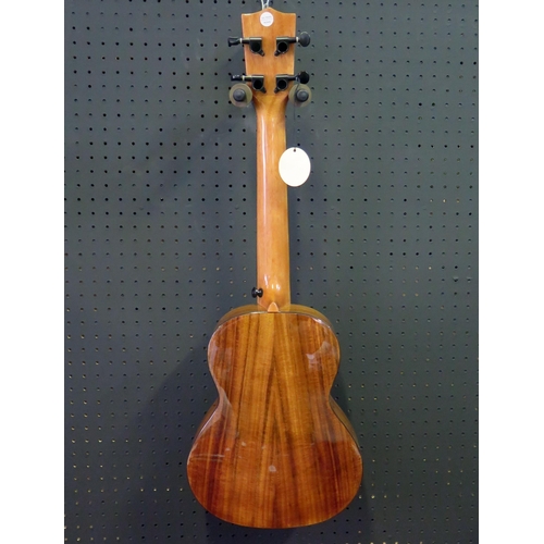 2681 - Excelsior DDS-27 Tenor Ukulele - koa, gloss finish, abalone sound hole decoration, elaborate binding... 