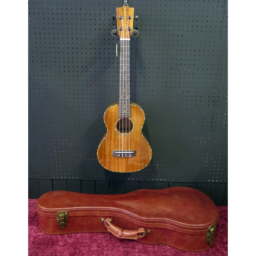 2684 - Excelsior DDS-27 Tenor Ukulele - koa, gloss finish, abalone sound hole decoration, elaborate binding... 