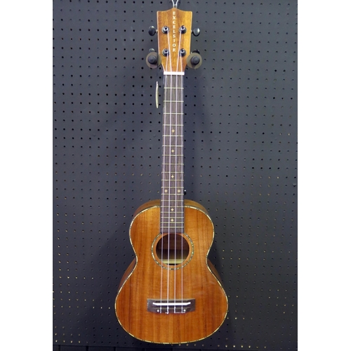 2684 - Excelsior DDS-27 Tenor Ukulele - koa, gloss finish, abalone sound hole decoration, elaborate binding... 