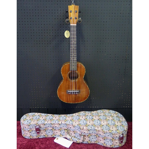 2685 - Excelsior DDS-27 Tenor Ukulele - koa, gloss finish, abalone sound hole decoration, elaborate binding... 