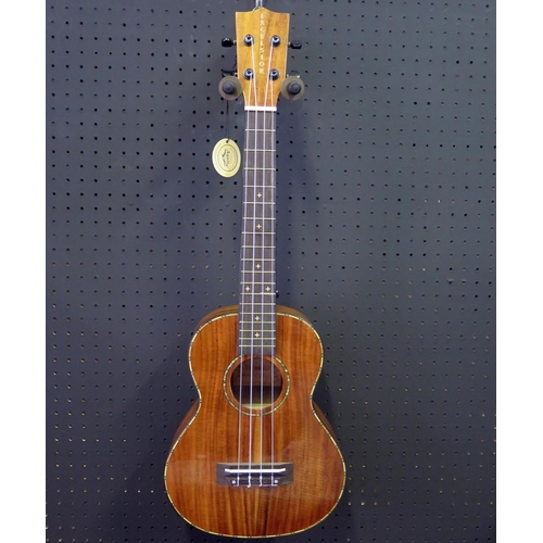 2685 - Excelsior DDS-27 Tenor Ukulele - koa, gloss finish, abalone sound hole decoration, elaborate binding... 