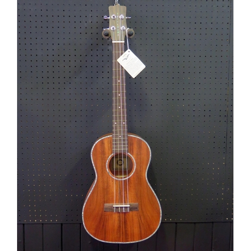 2688 - Excelsior KA-B Baritone Ukulele - koa, abalone decoration - ex-shop stock in shipping box