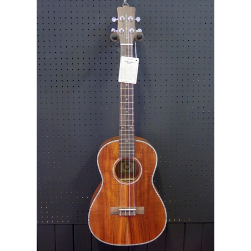 2689 - Excelsior KA-B Baritone Ukulele - koa, abalone decoration - ex-shop stock in shipping box