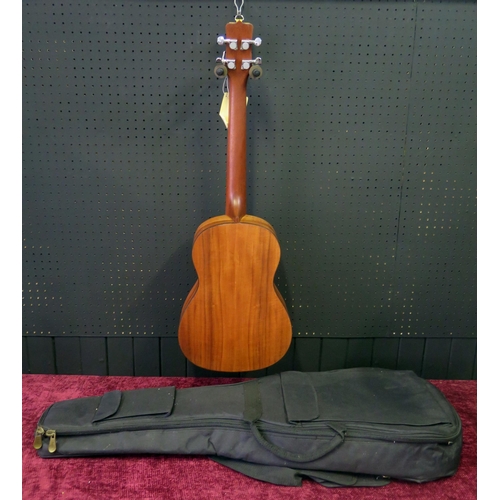 2690 - Excelsior KA-B Baritone Ukulele - koa, abalone decoration - ex-shop stock in padded gig bag