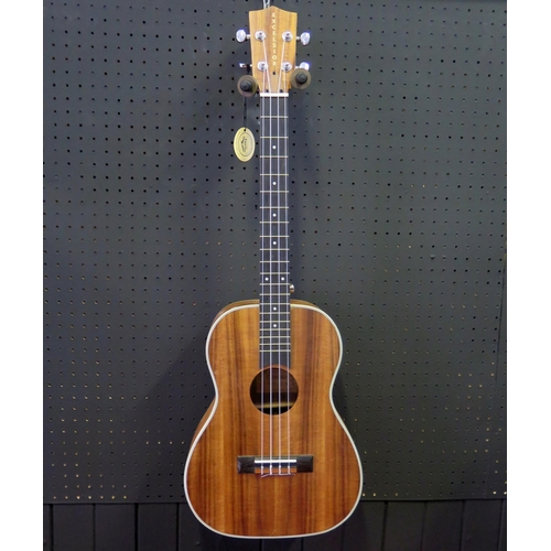 2691 - Excelsior GKB-90 Baritone Ukulele - koa - ex-shop stock in shipping box with padded gig bag