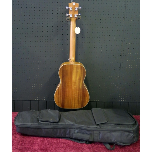 2691 - Excelsior GKB-90 Baritone Ukulele - koa - ex-shop stock in shipping box with padded gig bag